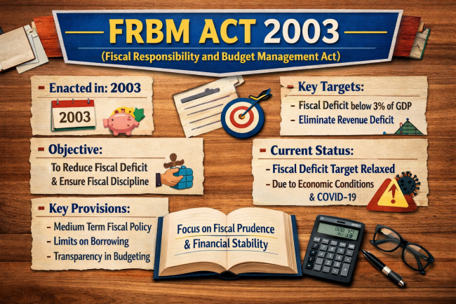 FRBM ( Fiscal Responsibility and Budget Management) Act, 2003