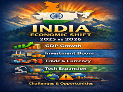 Economic Shift in India: Comparison Between 2025 and 2026