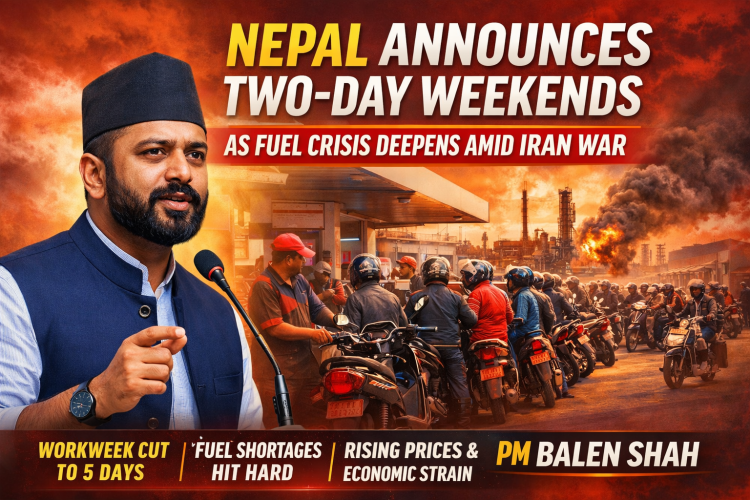 Nepal announces two-day weekends as fuel crisis caused by Iran war deepens.