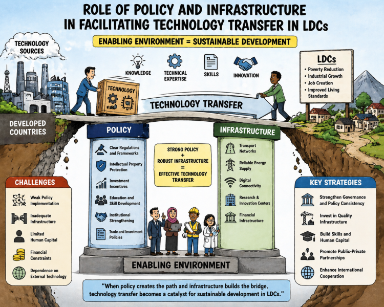 Role of Policy and Infrastructure in Facilitating Technology Transfer in LDCs