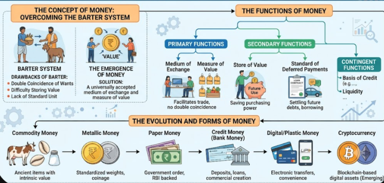 Concept, Functions and Forms of Money