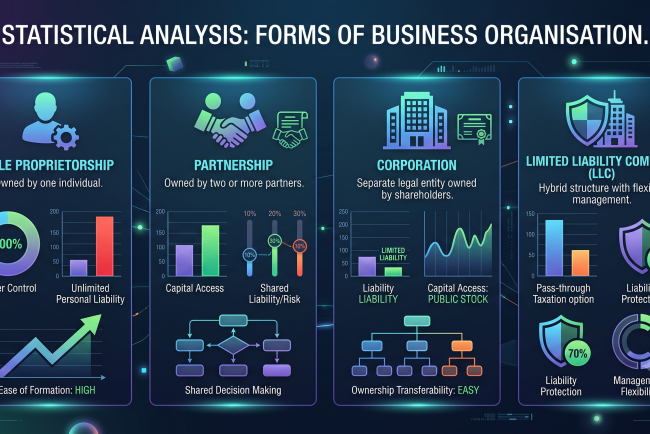 Forms of business organisations and Comparative Study