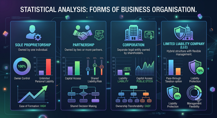 Forms of business organisations and Comparative Study